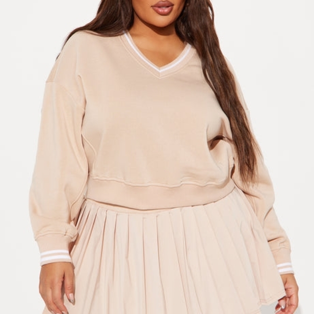 Preppy Plested Mini Skirt Set
